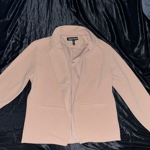 Peach tan blazer
